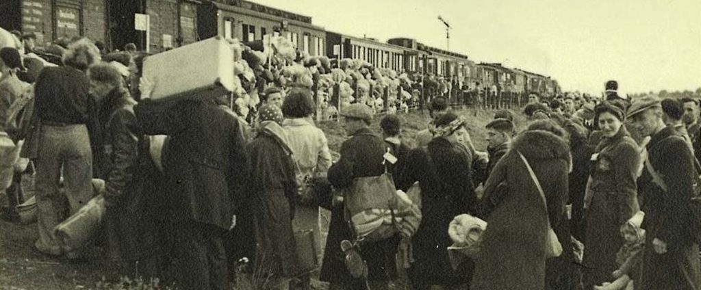 Jews Being Deported to Auschwitz