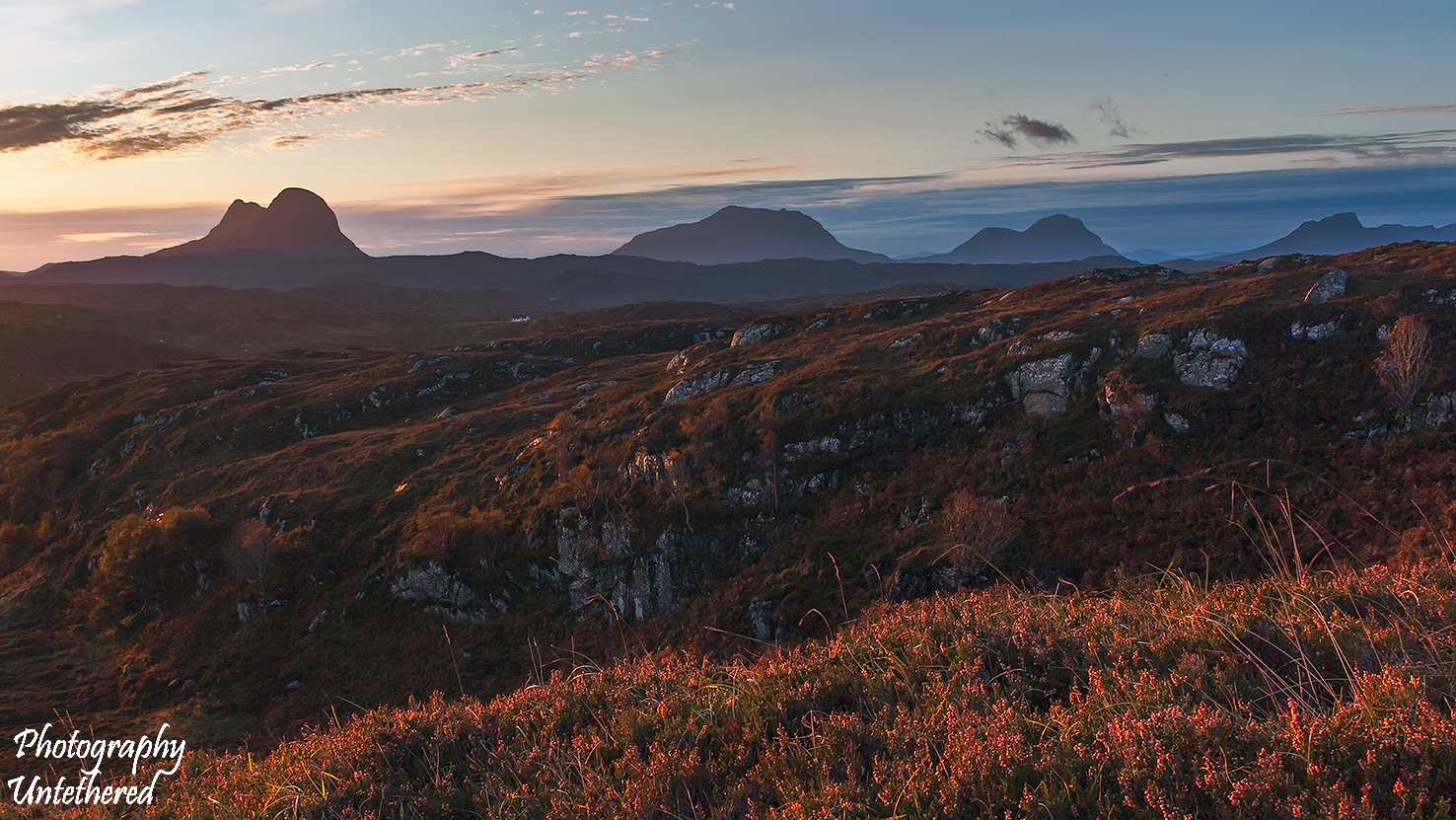 Suilven, Cul More, Cul Beag and Stac Pollaidh Viewpoint