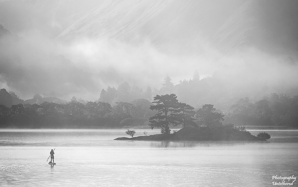 Paddle Boarder on Ullswater 