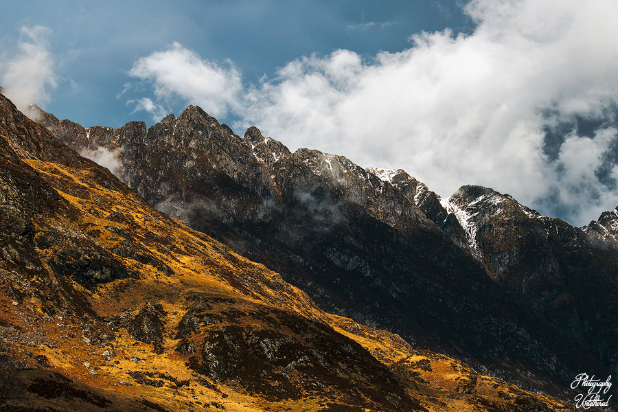 Aonach Eagach ridge. Scottish Landscape Photography.